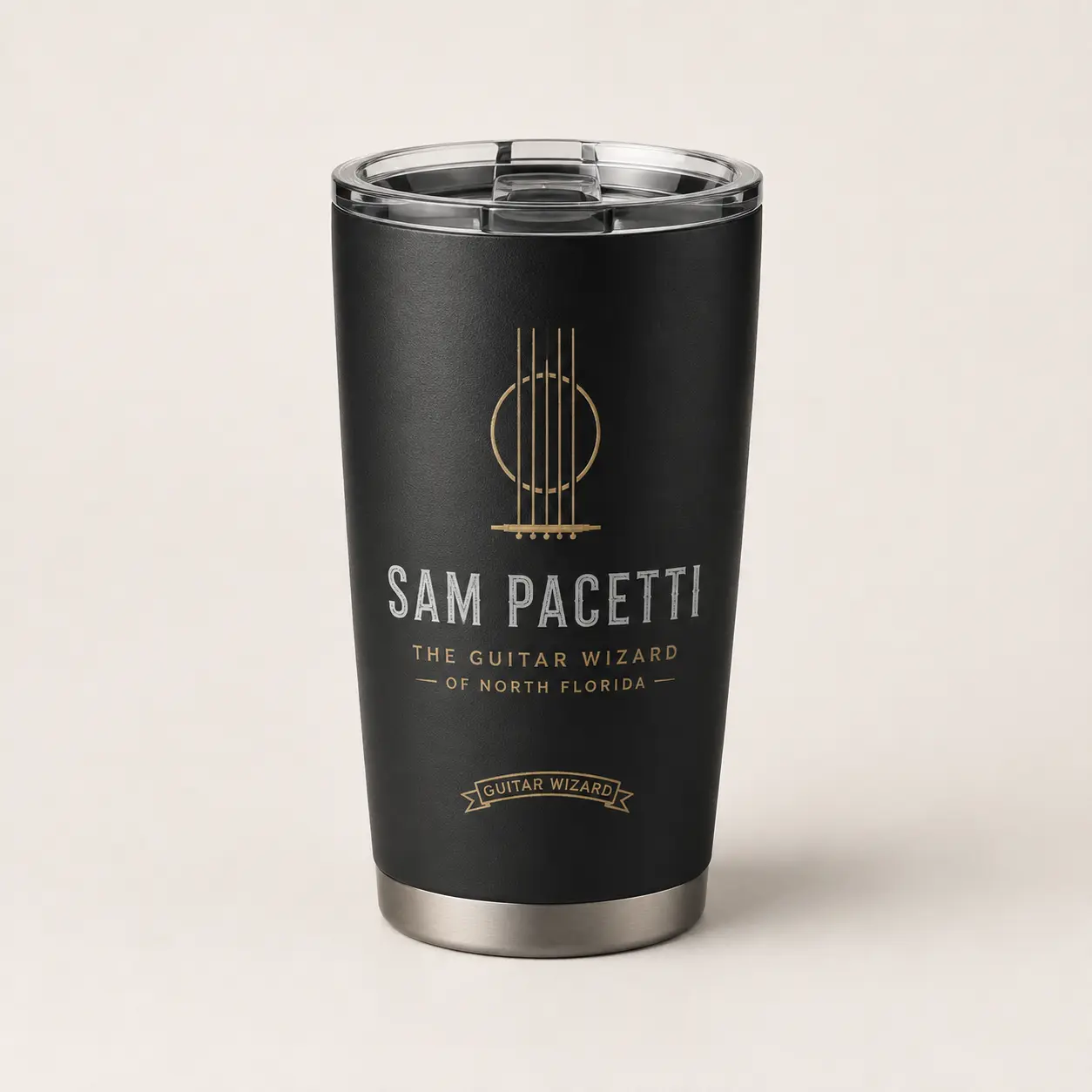Insulated Tumbler in Black, 20 oz