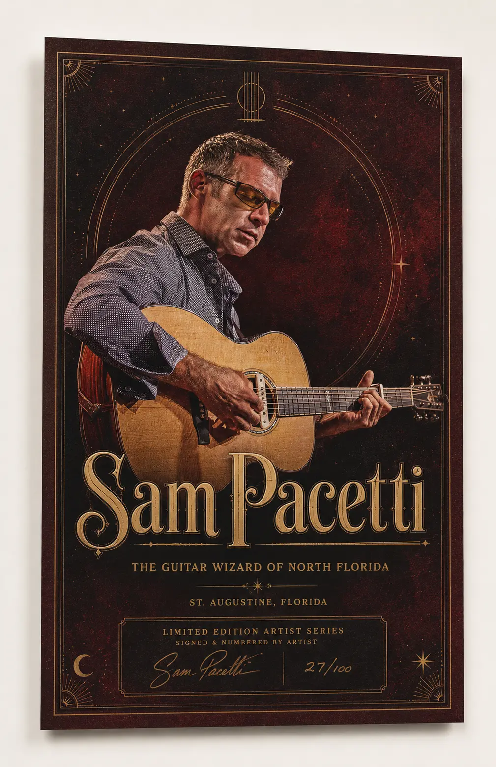 Signed Limited Poster in Artist Series, 24 x 36