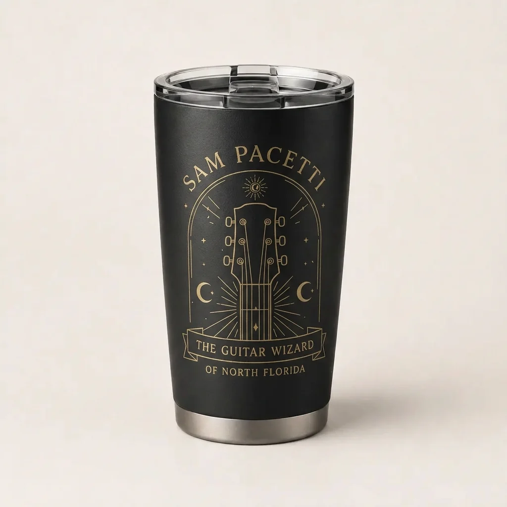 Insulated Tumbler in Black, 20 oz